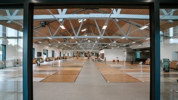 Große Ausstellungsfläche